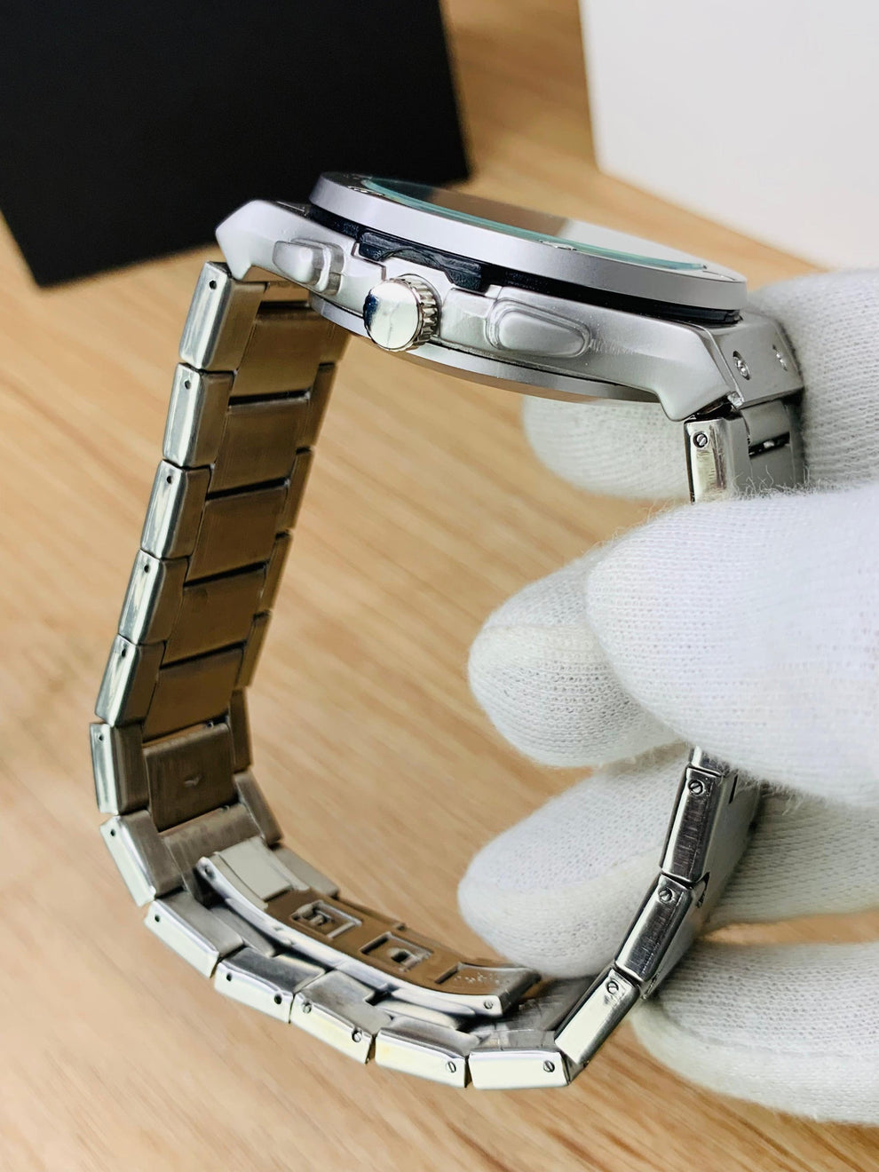 Hublot Diamond Cut Silver Chain Watch